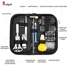 Load image into Gallery viewer, Watchmaker Watch Link Pin Remover Case Opener Repair Tool Kit Set Opener Link Spring Bar Remover Horlogemaker Gereedschap